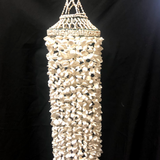 White shell wind chime