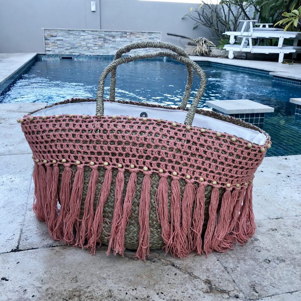 BLUSH BAG BEADED