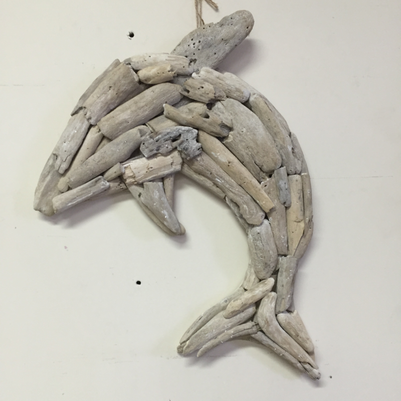 Driftwood dolphin 50cm
