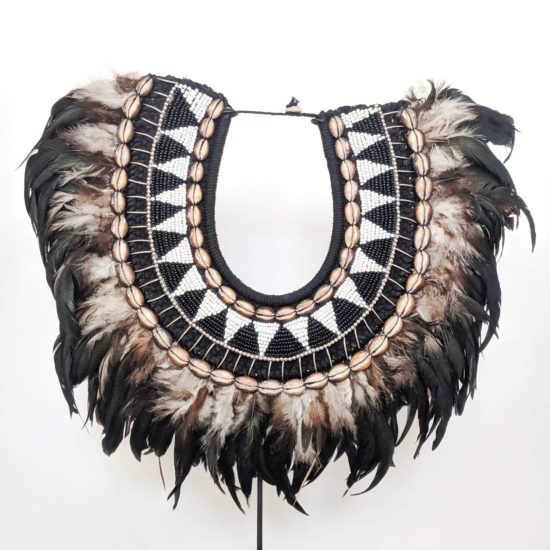 LG TRIBAL FEATHER NECKLACE