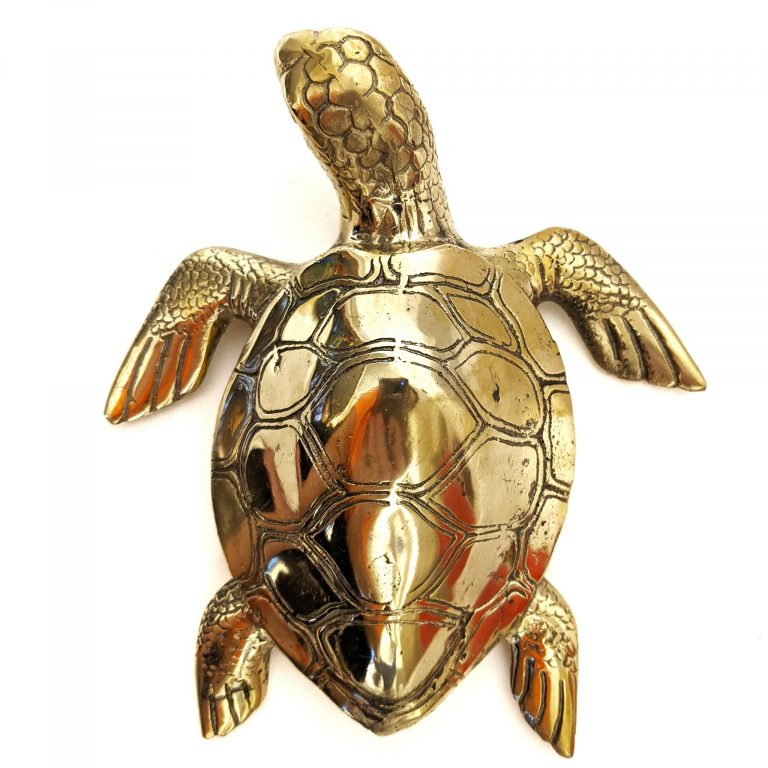 Small Brass Turtle – Jeddala Imports