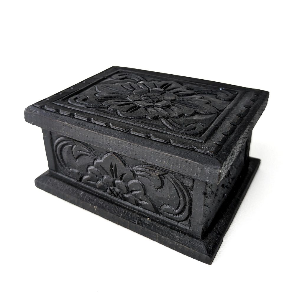 Black Decorative Box Jeddala Imports
